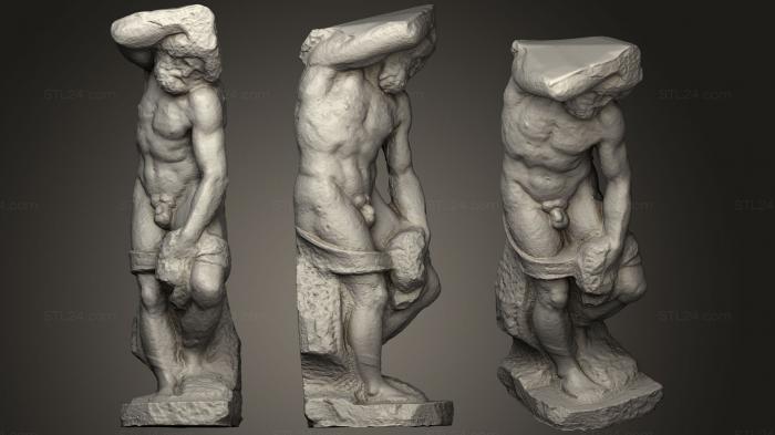 Statues antique and historical (Opera Incompiuta, STKA_1613) 3D models for cnc